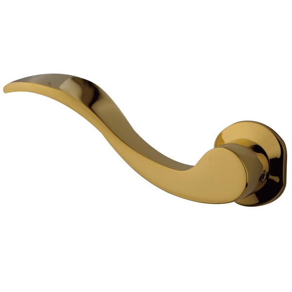 Nu Wave Toilet Tank Lever, Polished Brass